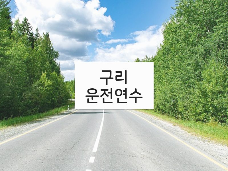 구리운전연수 후기