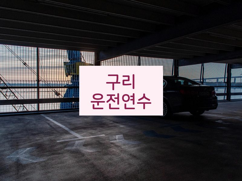 구리운전연수 후기