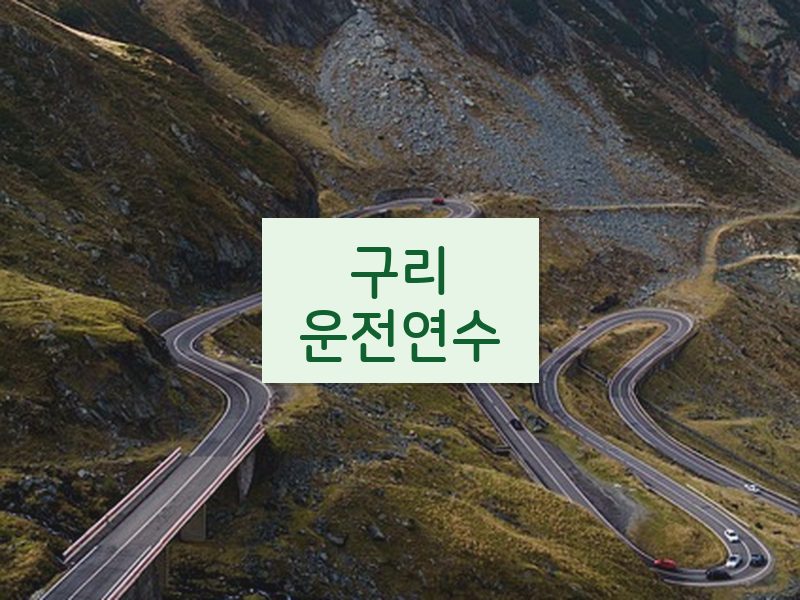 구리운전연수 후기