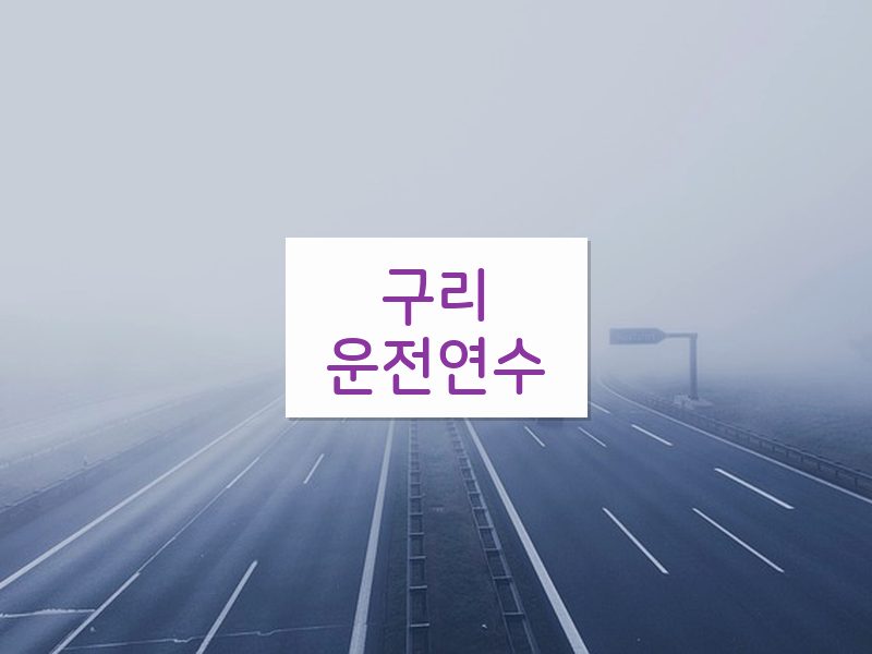 구리운전연수 후기