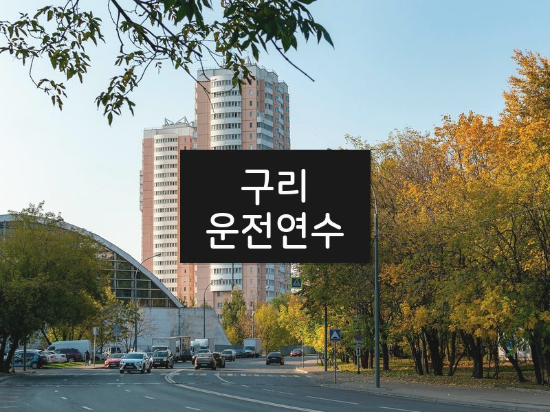 구리운전연수 후기