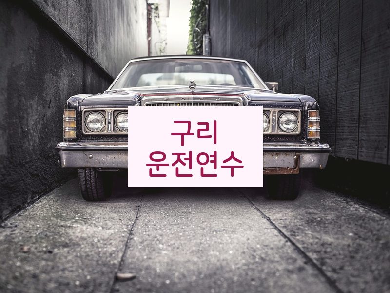 구리운전연수 후기