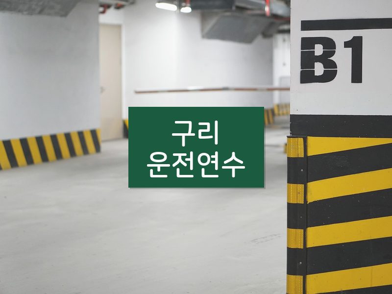 구리운전연수 후기