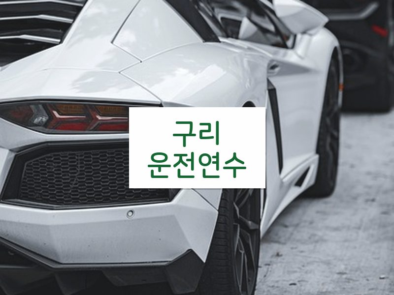 구리운전연수 후기