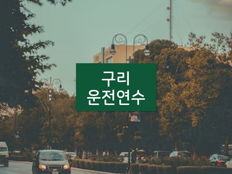 구리운전연수 후기
