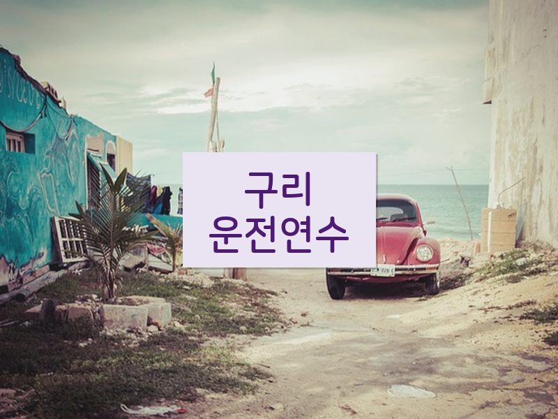 구리운전연수 후기