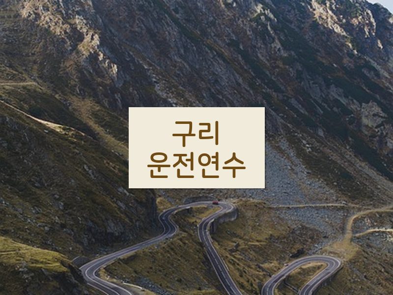 구리운전연수 후기