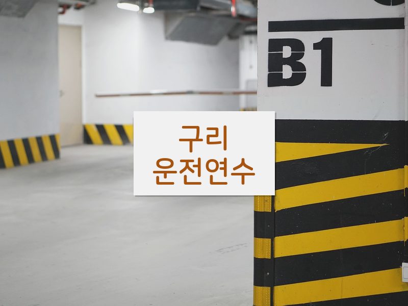구리운전연수 후기