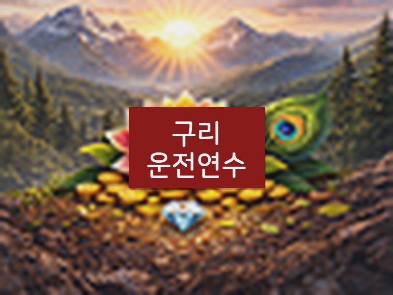 구리운전연수 후기