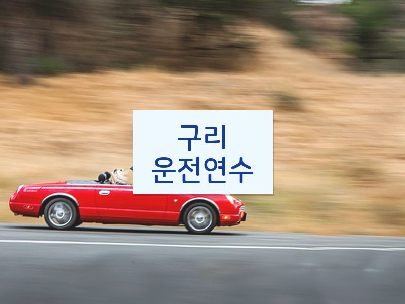 구리운전연수 후기