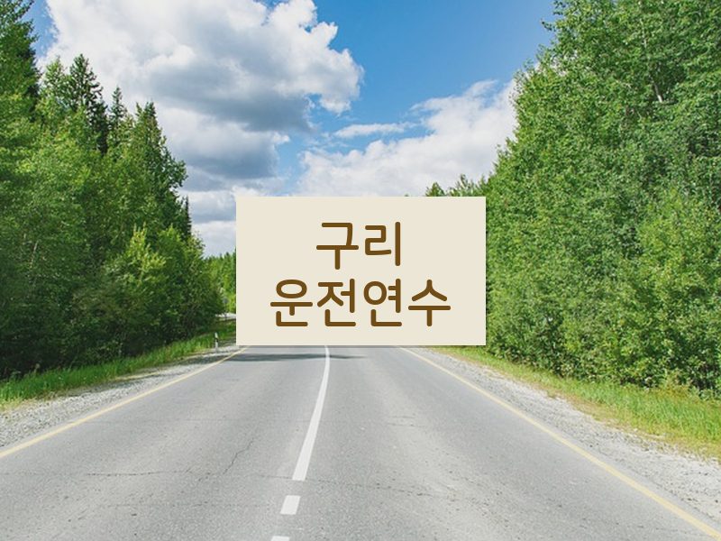 구리운전연수 후기