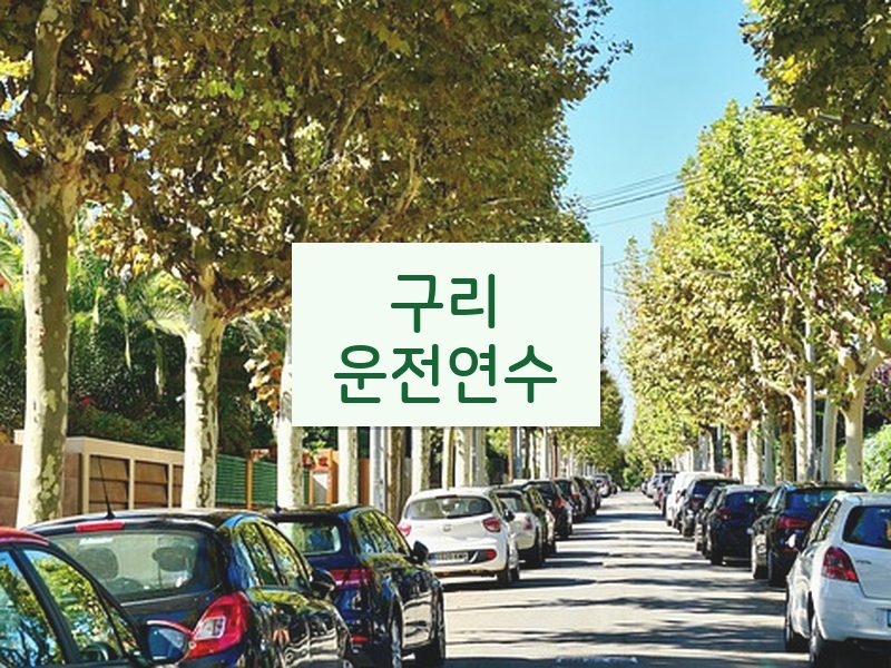 구리운전연수 후기