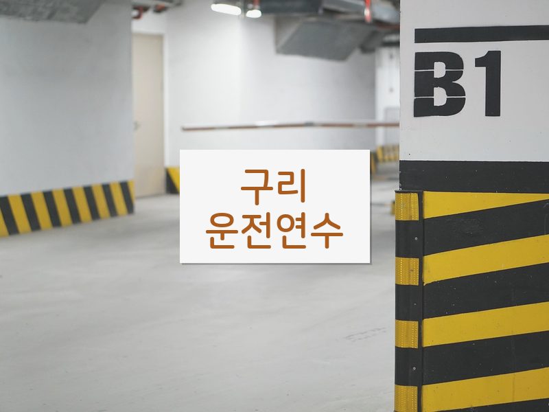 구리운전연수 후기