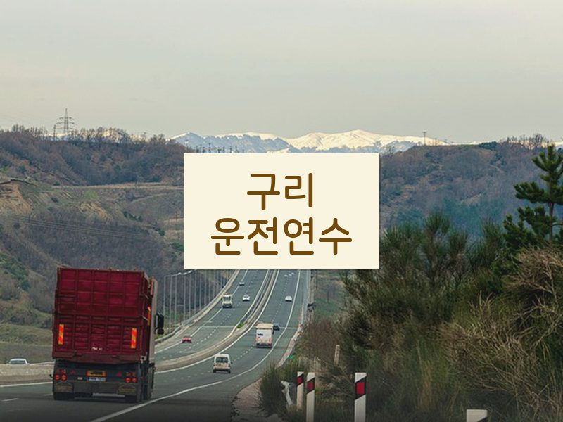 구리운전연수 후기