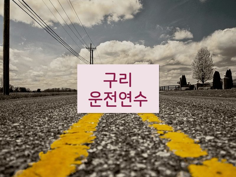 구리운전연수 후기