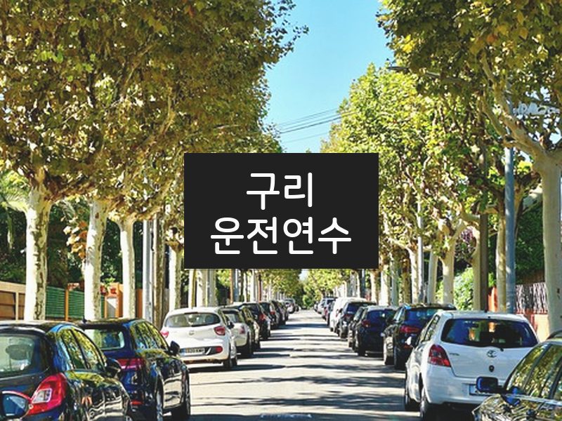 구리운전연수 후기