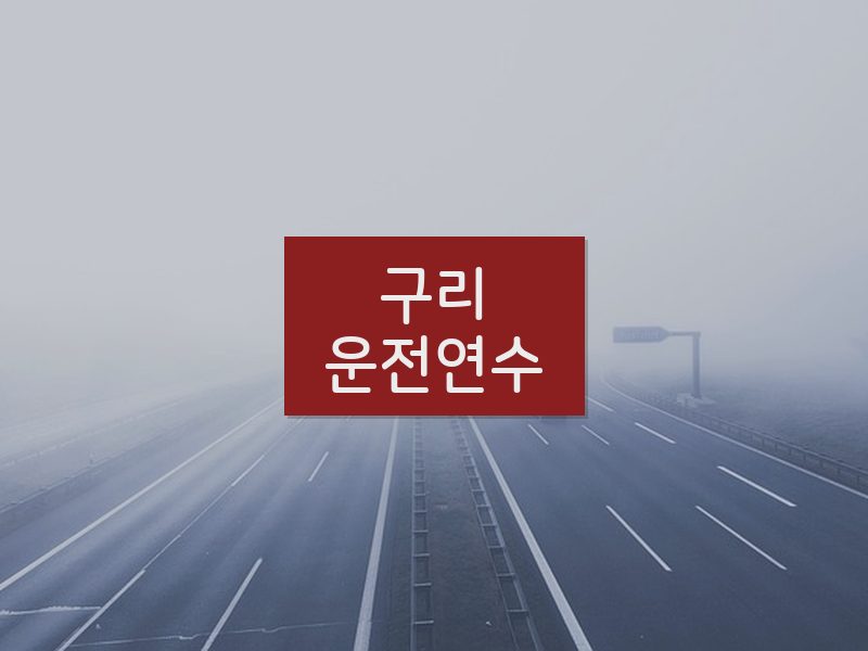구리운전연수 후기