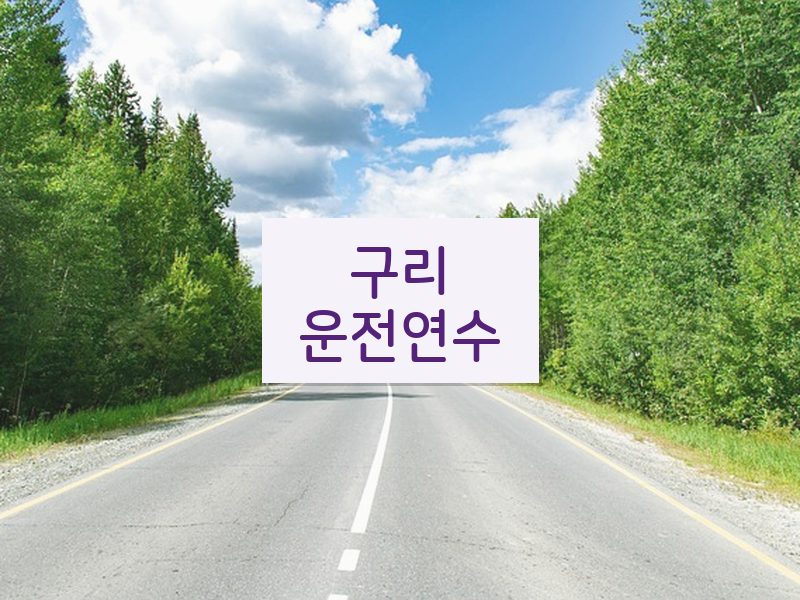 구리운전연수 후기