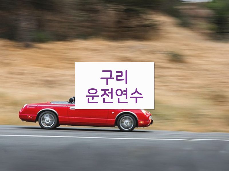 구리운전연수 후기