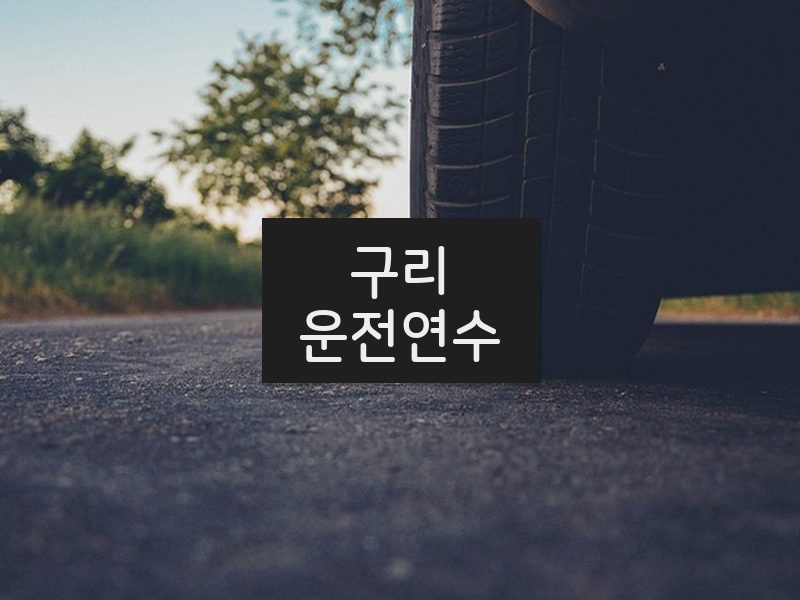 구리운전연수 후기