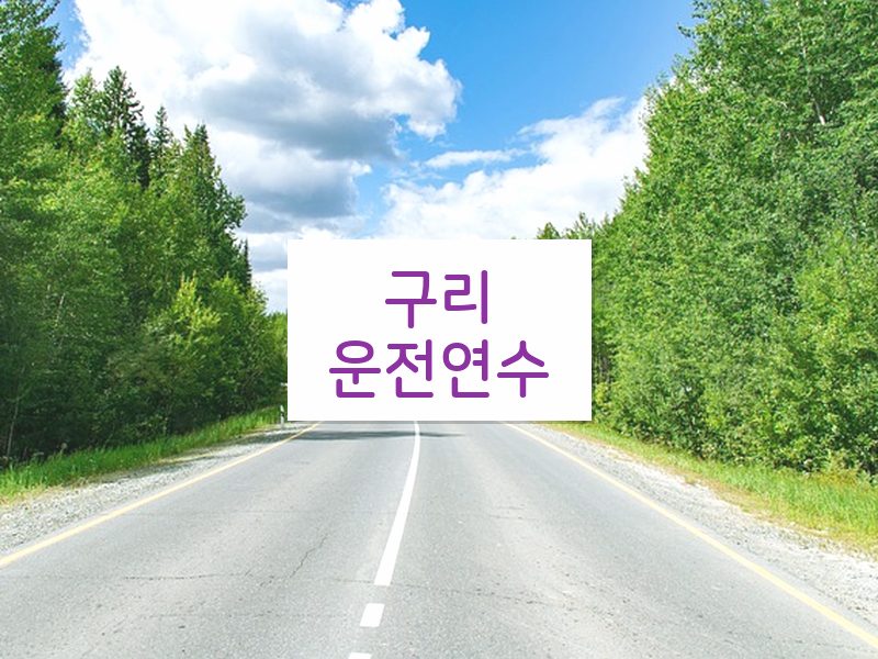 구리운전연수 후기
