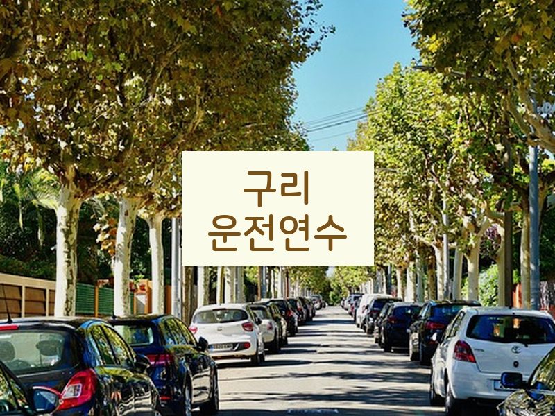 구리운전연수 후기