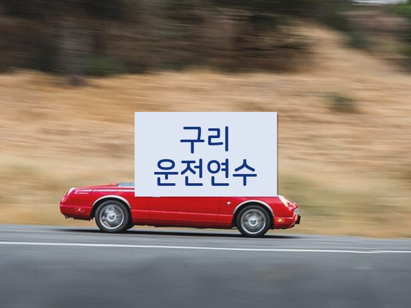 구리운전연수 후기