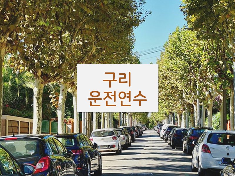구리운전연수 후기