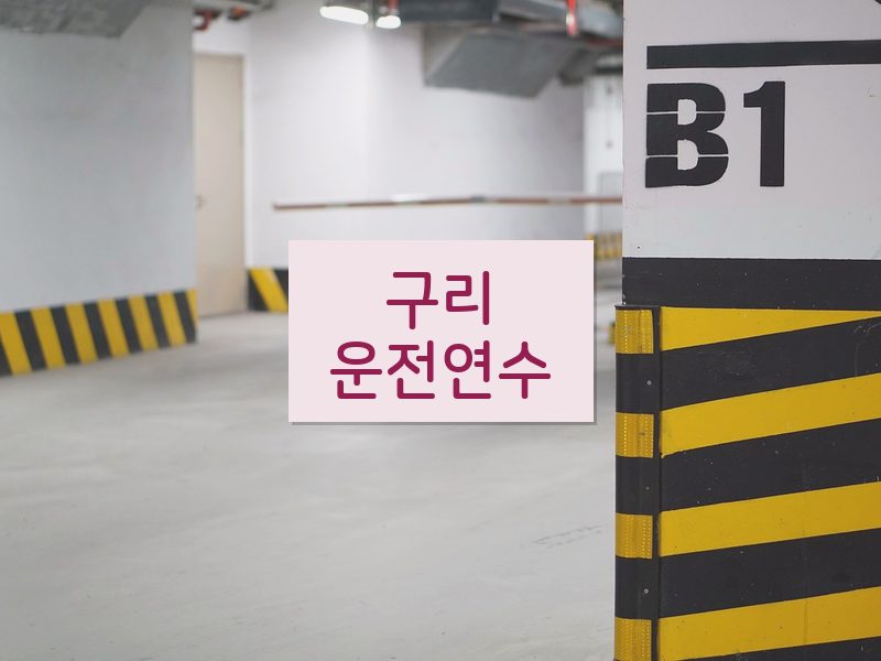 구리운전연수 후기
