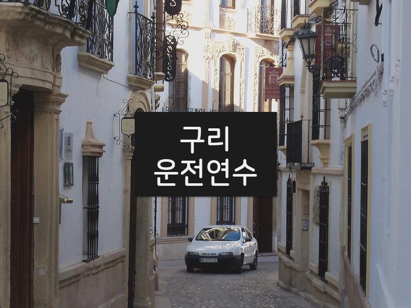 구리운전연수 후기