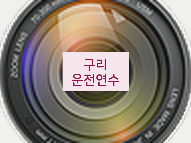 구리운전연수 후기