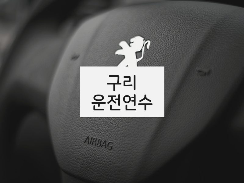 구리운전연수 후기