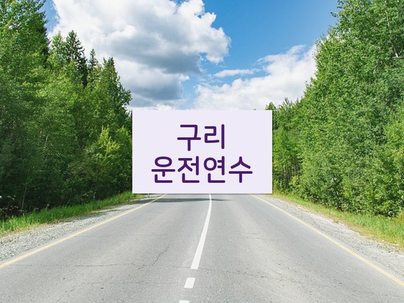구리운전연수 후기