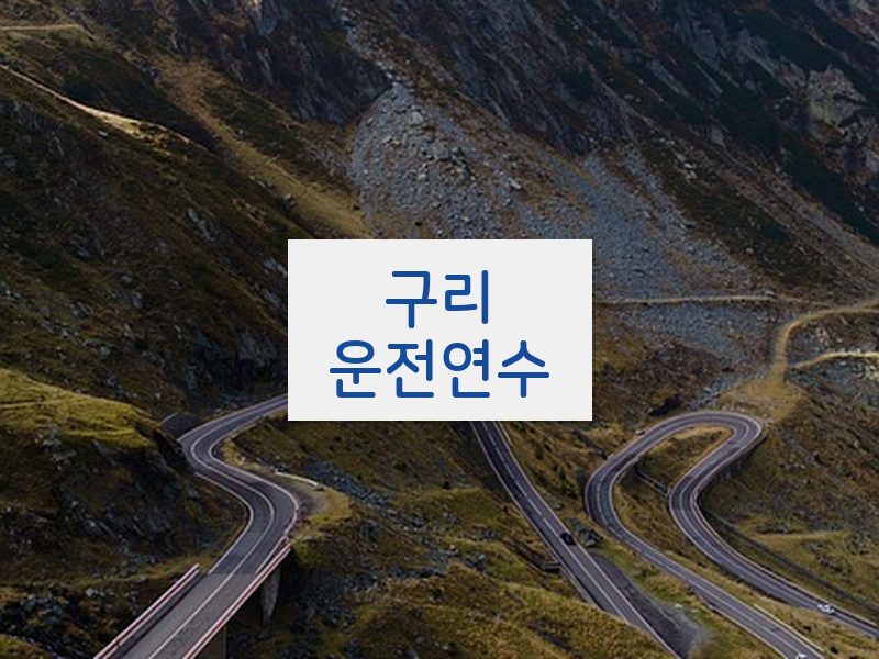 구리운전연수 후기