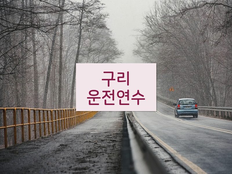 구리운전연수 후기