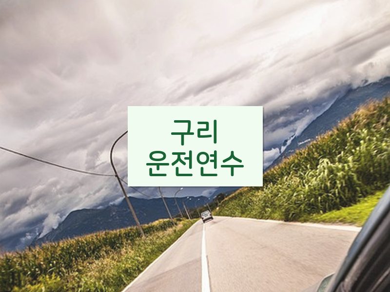구리운전연수 후기