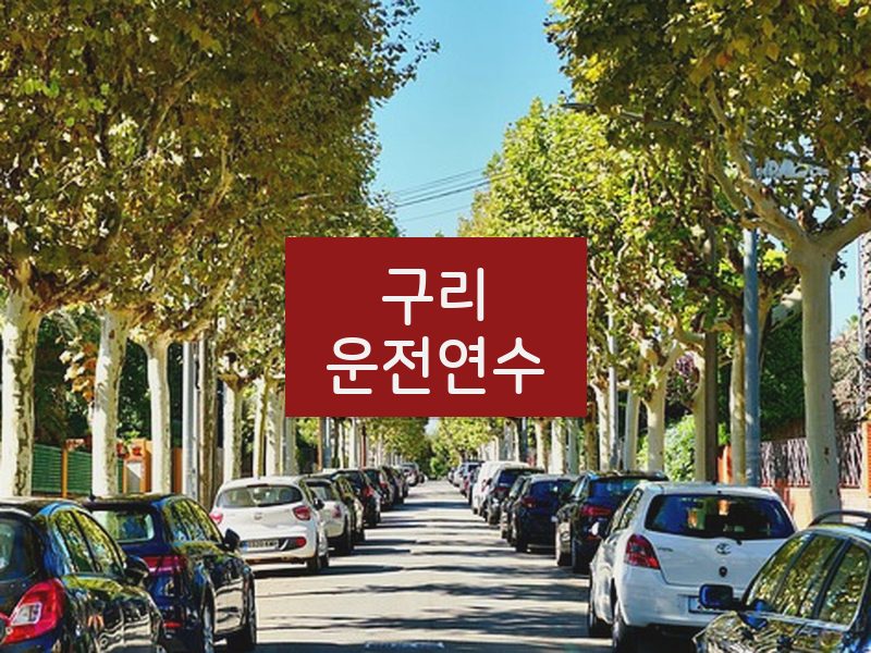구리운전연수 후기