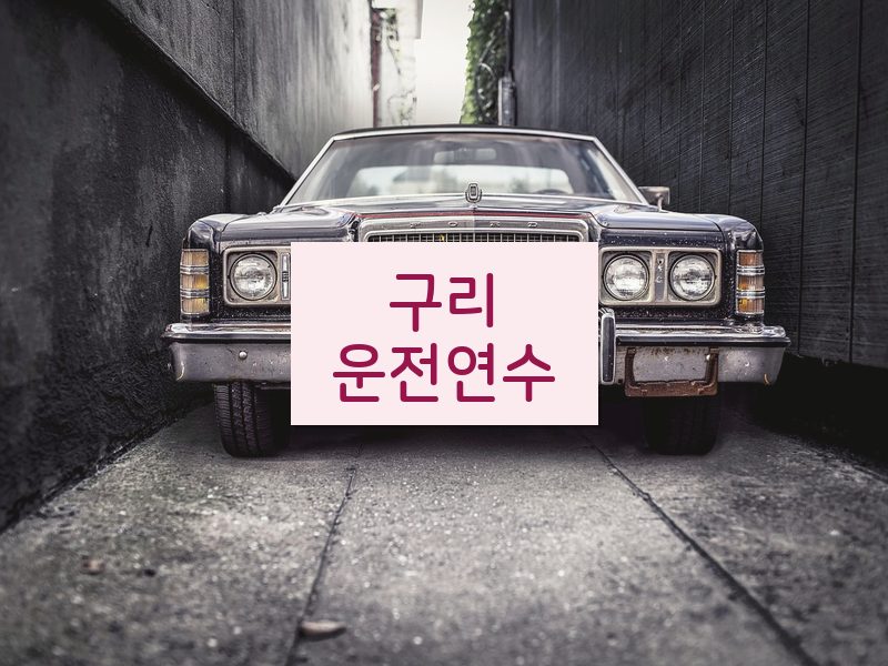 구리운전연수 후기