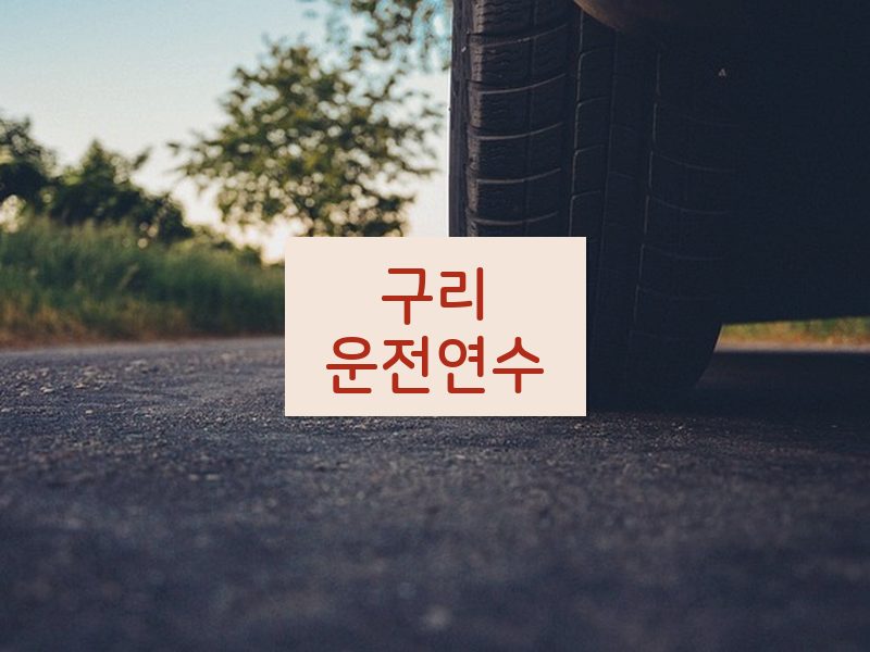 구리운전연수 후기