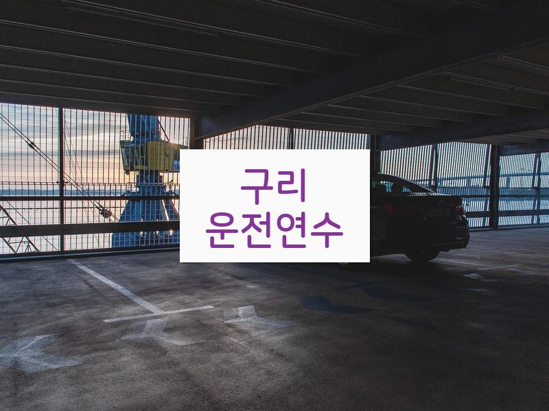구리운전연수 후기