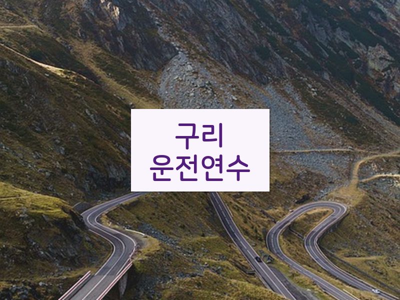 구리운전연수 후기