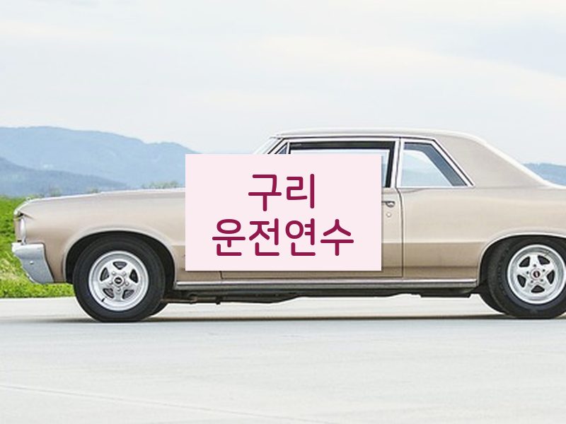 구리운전연수 후기