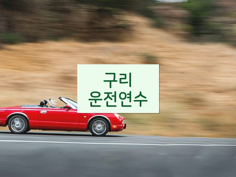 구리운전연수 후기