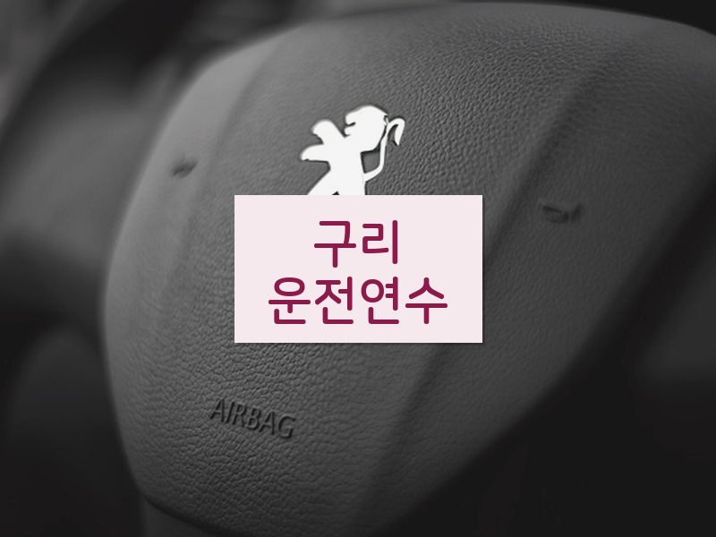 구리운전연수 후기