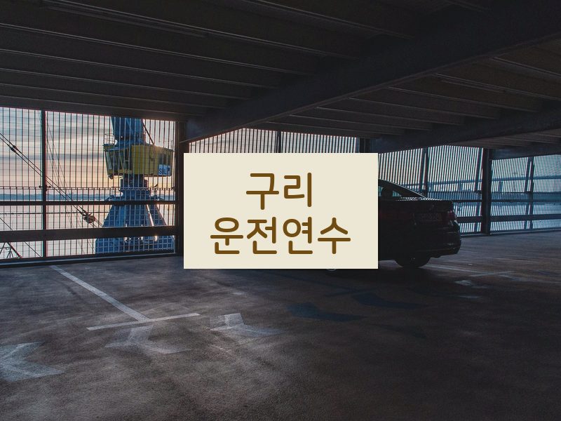 구리운전연수 후기