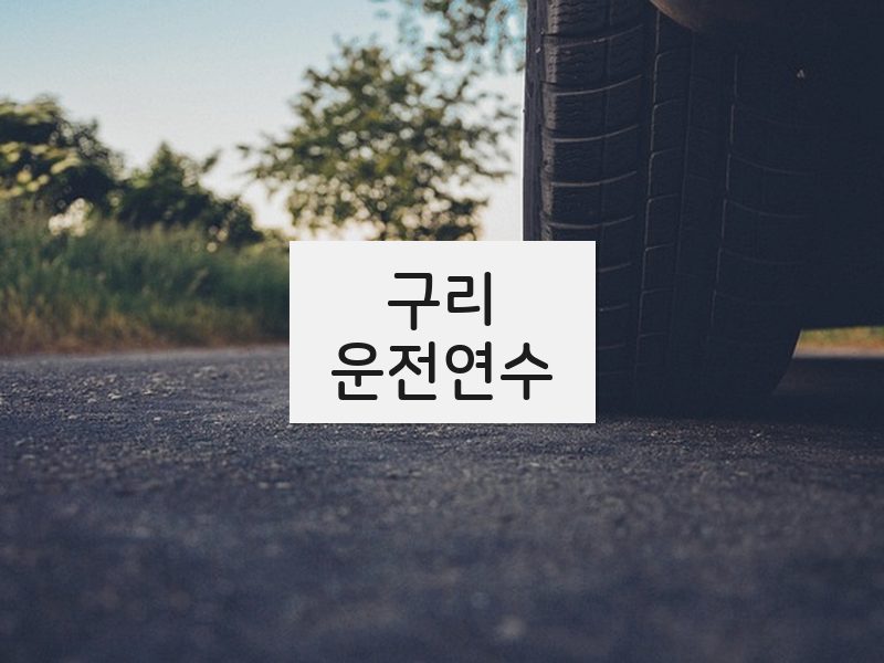 구리운전연수 후기