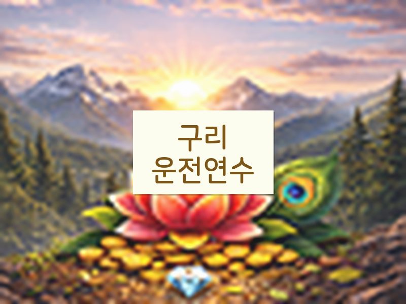 구리운전연수 후기