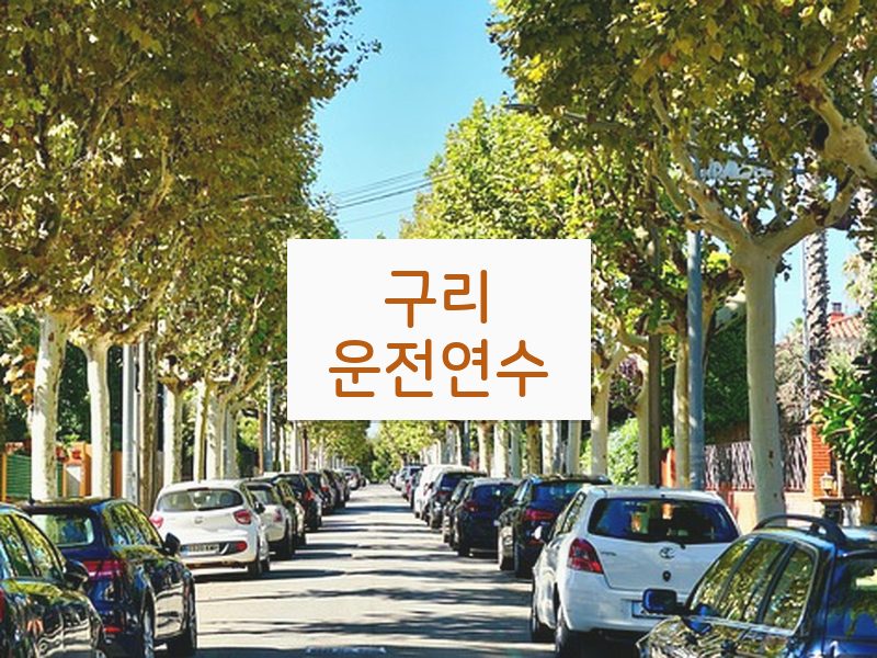 구리운전연수 후기