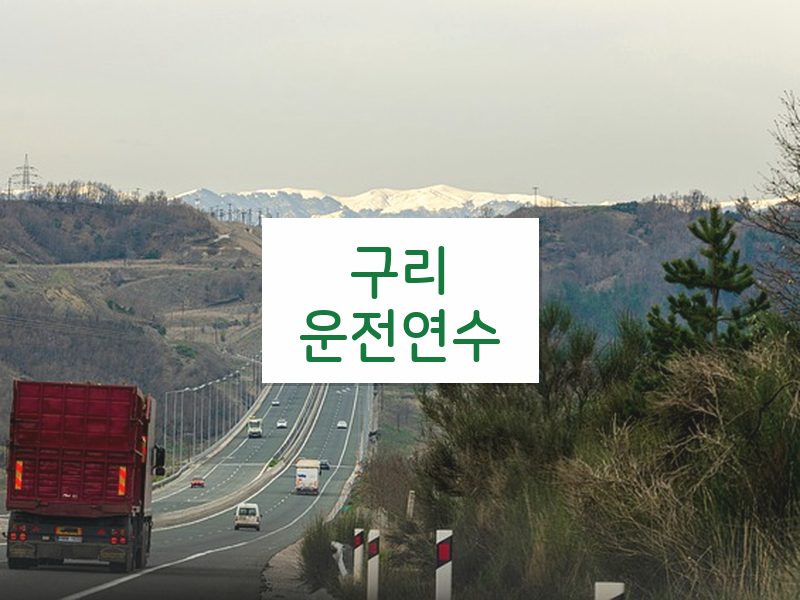 구리운전연수 후기
