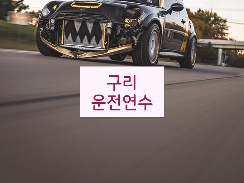 구리운전연수 후기
